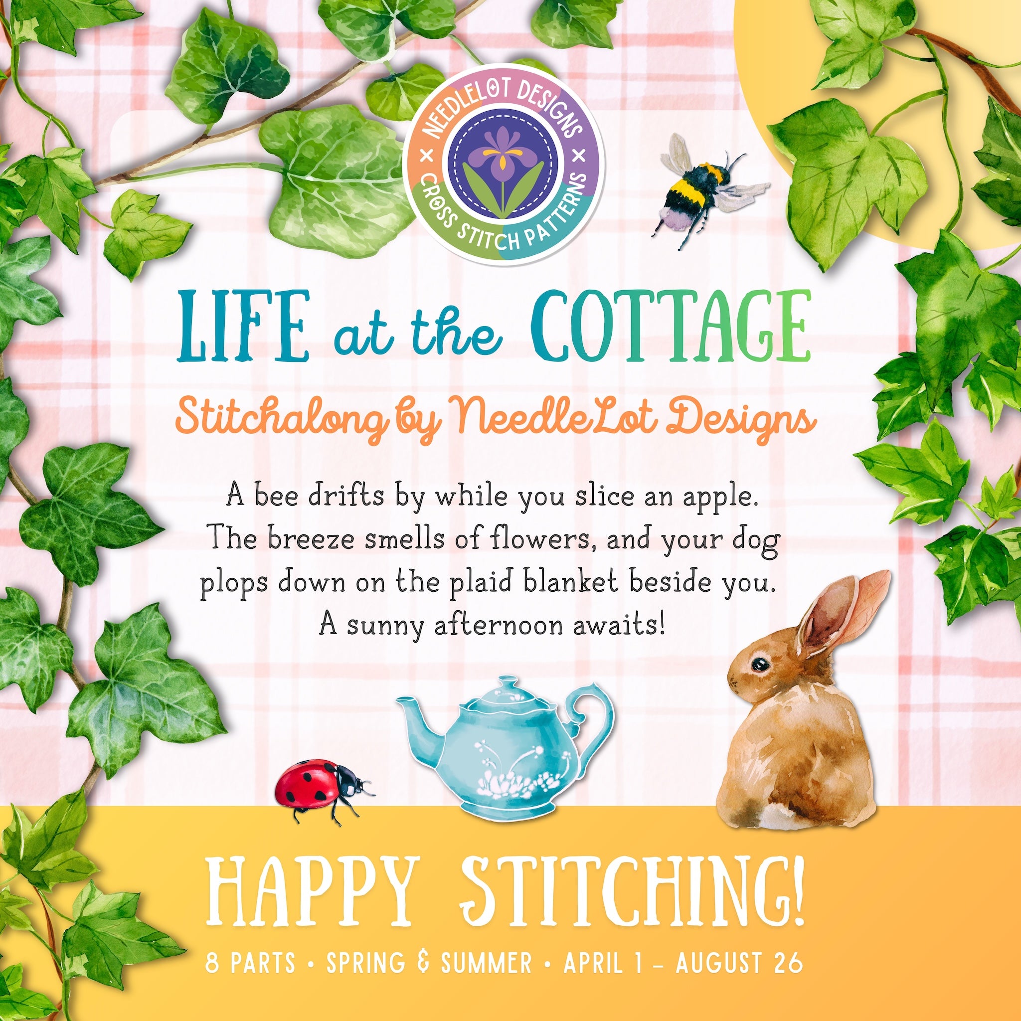 Life at the Cottage SAL - NeedleLot Designs Stitchalong