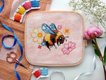 Bumblebee cross stitch pattern by NeedleLot Designs, a bumblebee