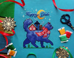 Yule Cat cross stitch pattern by NeedleLot Designs, the Icelandic Yule Cat
