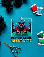 Mothman cross stitch pattern by NeedleLot Designs, Mothman