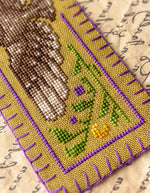 Owl of Minerva Bookmark cross stitch pattern by NeedleLot Designs, an owl bookmark