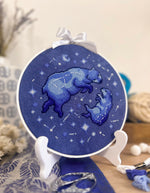 Big Bear & Small Bear cross stitch pattern by NeedleLot Designs, the Ursa Major and Ursa Minor constellations as bears