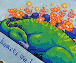 Stegosaurus cross stitch pattern by NeedleLot Designs, a stegosaurus