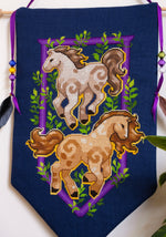 Wild Horses cross stitch pattern by NeedleLot Designs, wild horses