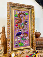 The Secret Grove Stitchalong cross stitch pattern by NeedleLot Designs, a gathering of woodland animals
