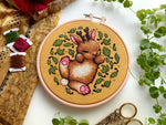 Baby Jackalope cross stitch pattern by NeedleLot Designs, a baby jackalope