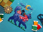 Yule Cat cross stitch pattern by NeedleLot Designs, the Icelandic Yule Cat