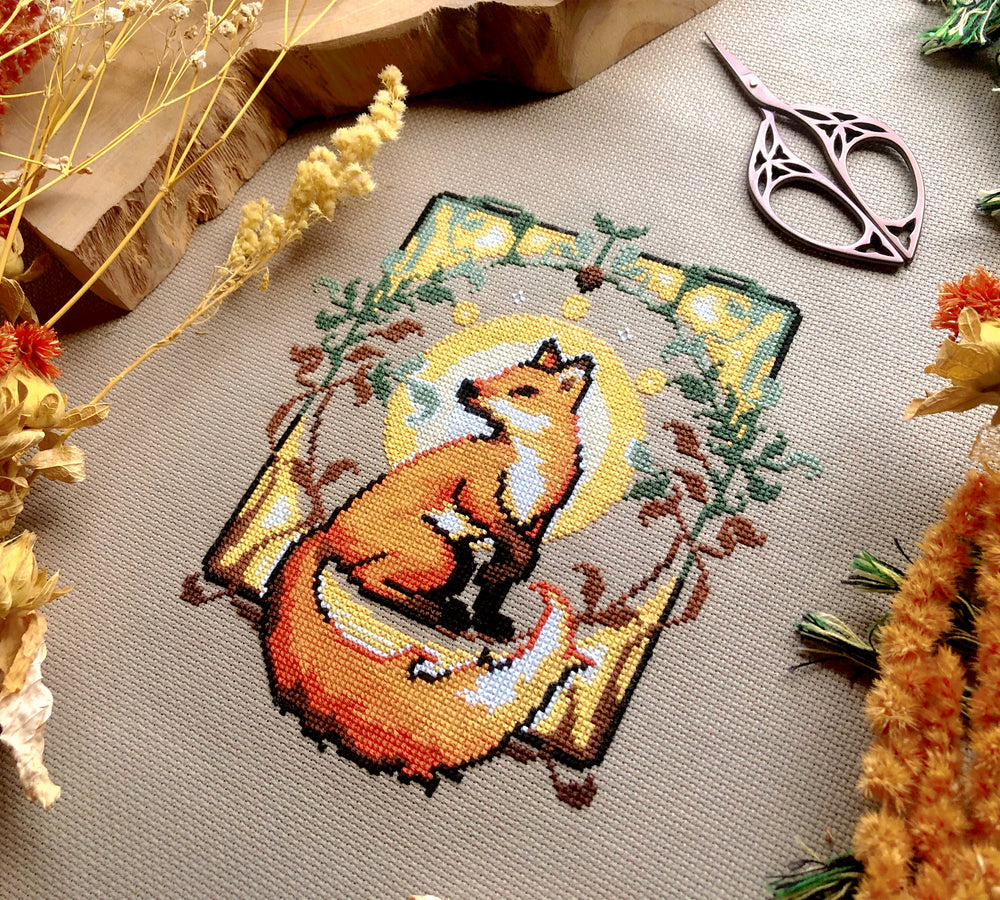 Art Nouveau Fox