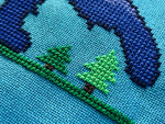 Yule Cat cross stitch pattern by NeedleLot Designs, the Icelandic Yule Cat