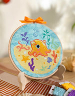 Flapjack Octopus cross stitch pattern by NeedleLot Designs, a flapjack octopus