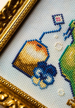 Tea Dragon cross stitch pattern by NeedleLot Designs, a teapot dragon