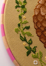 Pangolin cross stitch pattern by NeedleLot Designs, a pangolin
