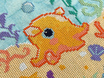 Flapjack Octopus cross stitch pattern by NeedleLot Designs, a flapjack octopus