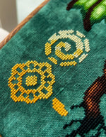 Earth Dragon cross stitch pattern by NeedleLot Designs, a dragon with leafy wings