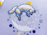 Arctic Fox cross stitch pattern by NeedleLot Designs, a white arctic fox