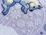 Arctic Fox cross stitch pattern by NeedleLot Designs, a white arctic fox