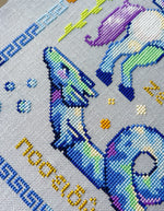 Divine Beasts Stitchalong cross stitch pattern by NeedleLot Designs, Greek mythology creatures