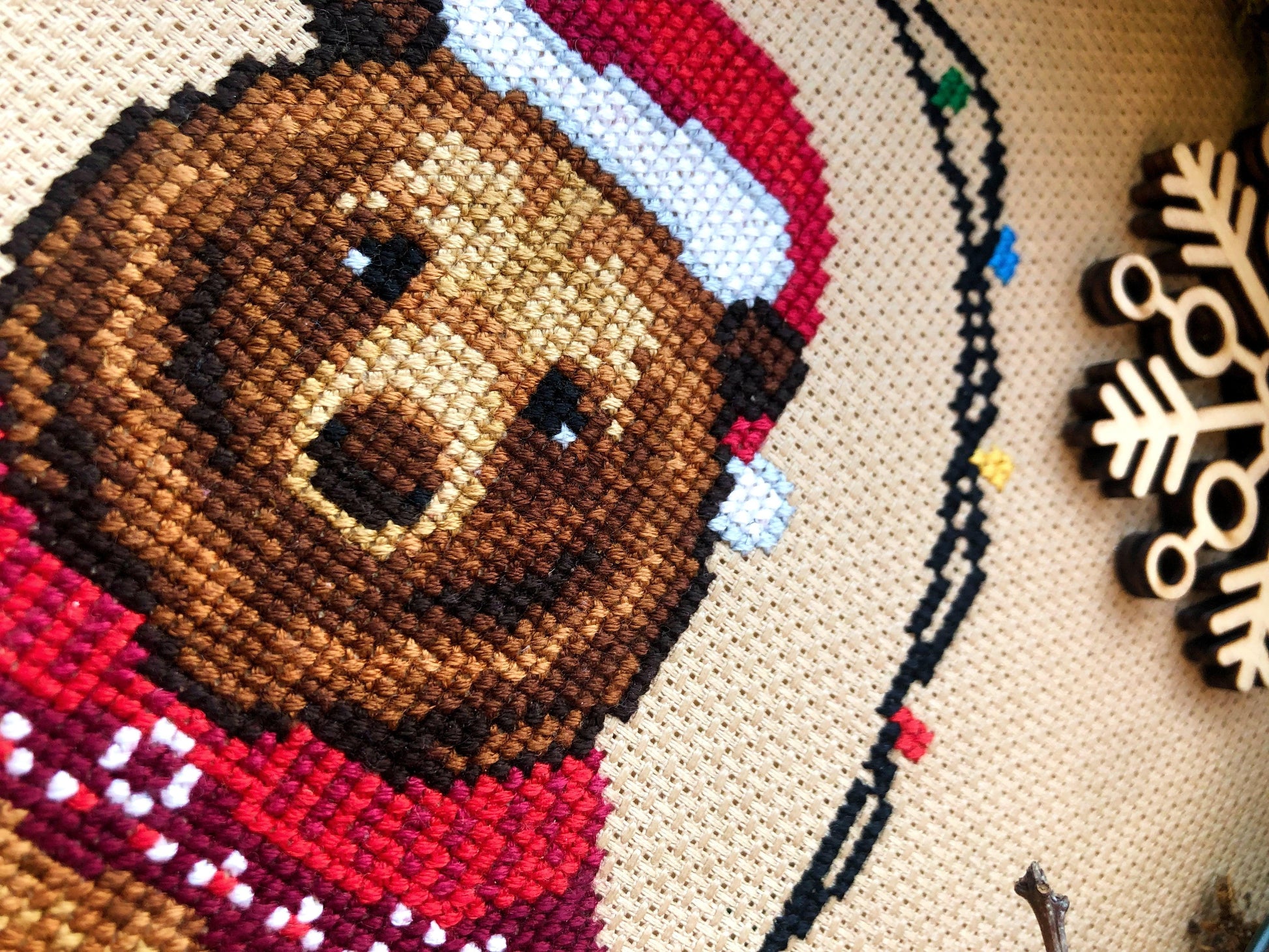 Have A Very Beary Christmas Cross Stitch Pattern